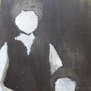 MOTHER OR CARETAKER//TRIPTYCH//OIL ON WOOD//120X80//2011