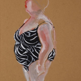 MY GRANDMOTHER//GOUACHE ON PAPER//40X50//2012