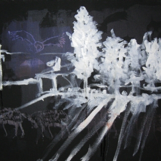 Dark fields//oil on canvas//40X30//2009