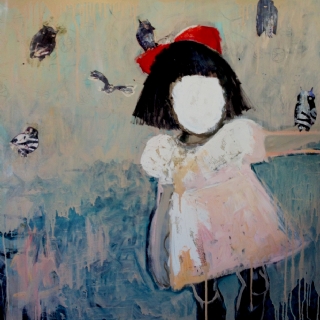 בוקר//שמן על בד//100X100//2014//נמכר